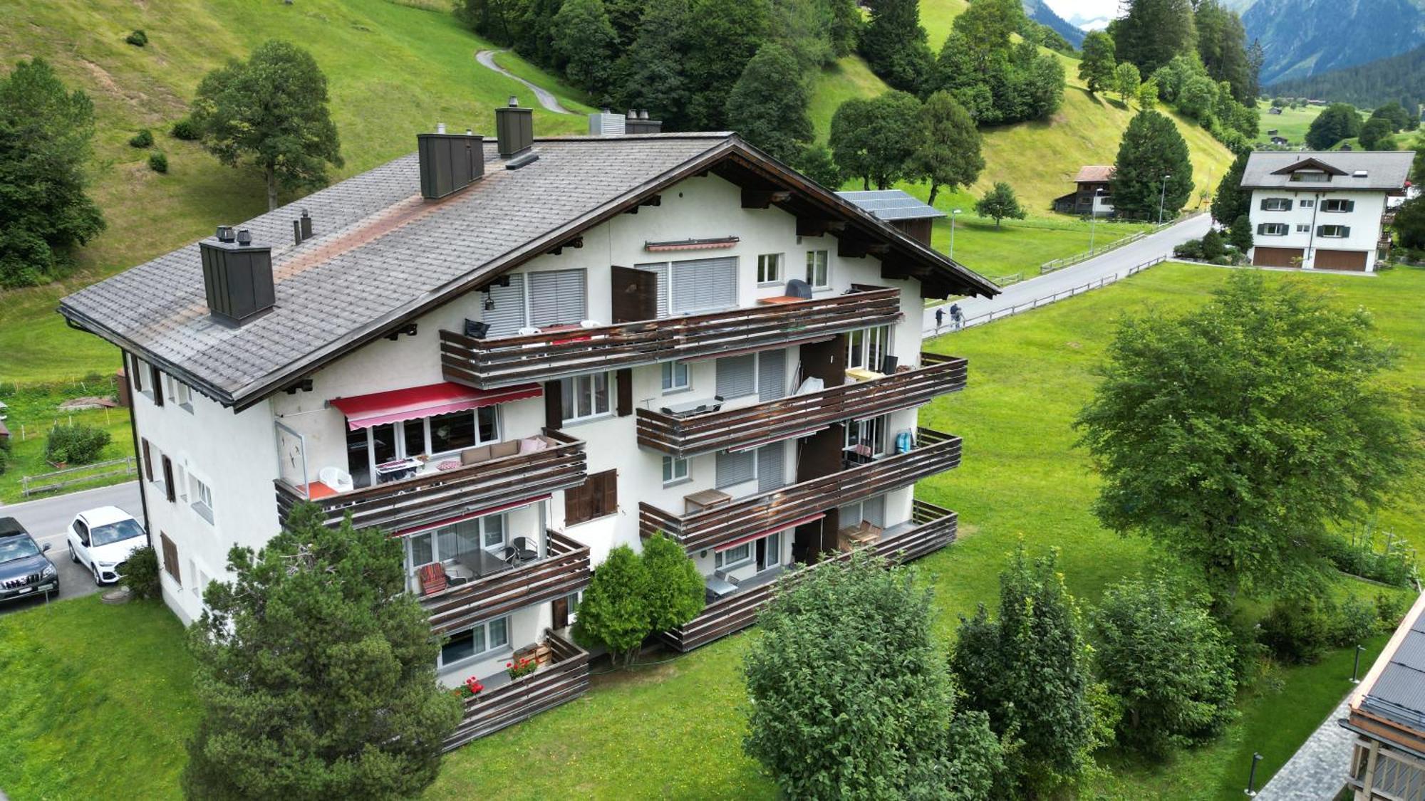 Gemütliches Appartement für Erholung und Sport Klosters-Serneus Exterior foto